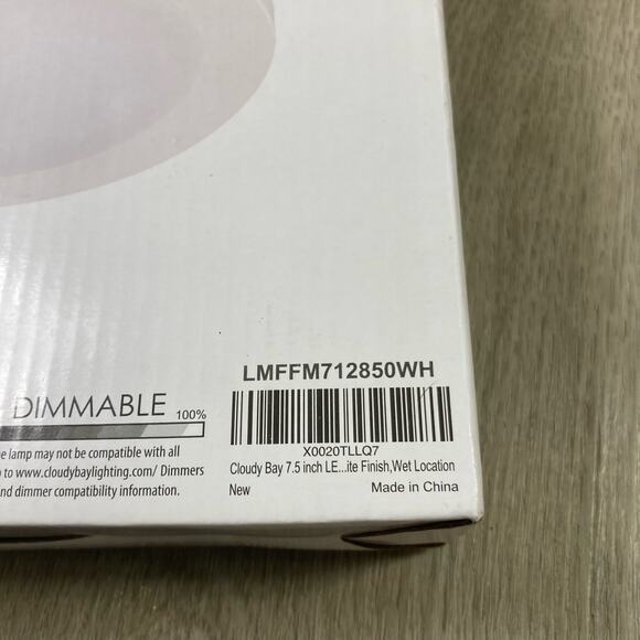 Cloudy Bay 7" LED Mini Flush Mount Light Fixture 3 Pack Indoor Outdoor CR190 - Picture 10 of 10